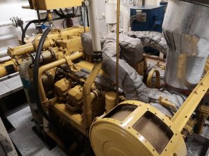 Cat 3508 propulsion engine.